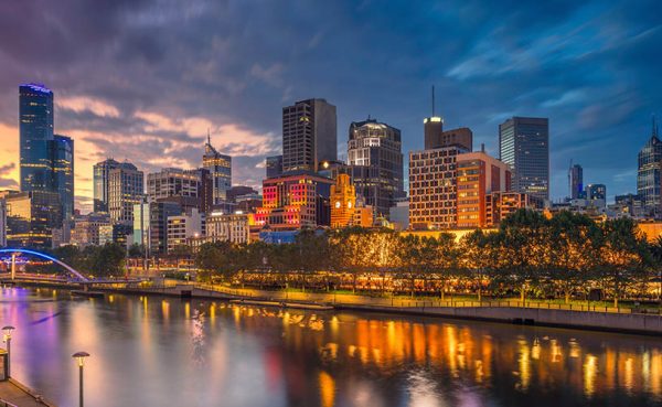 Skyline of Melbourne