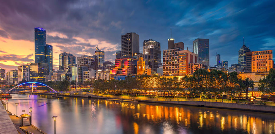 Skyline of Melbourne