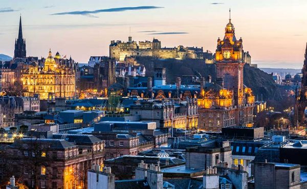 Edinburgh Evening Skyline