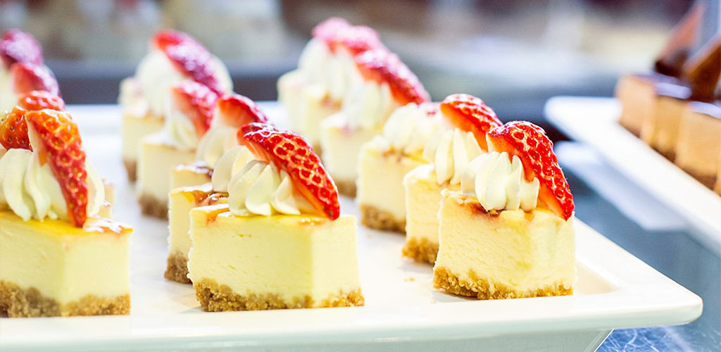 Strawberry desserts from Cosmo Restaurants