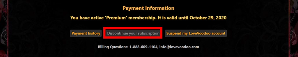 How to cancel your membership