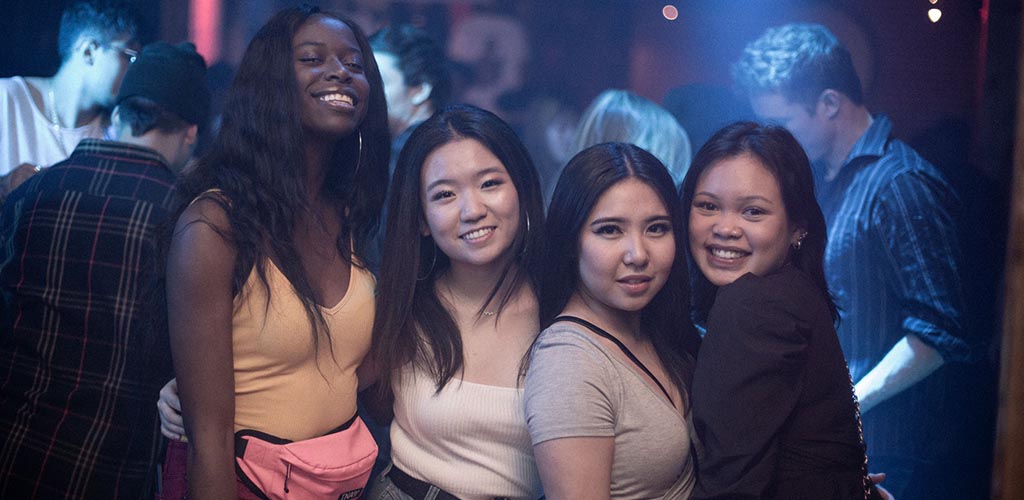 Girls on the dance floor of Fortune Sound Club