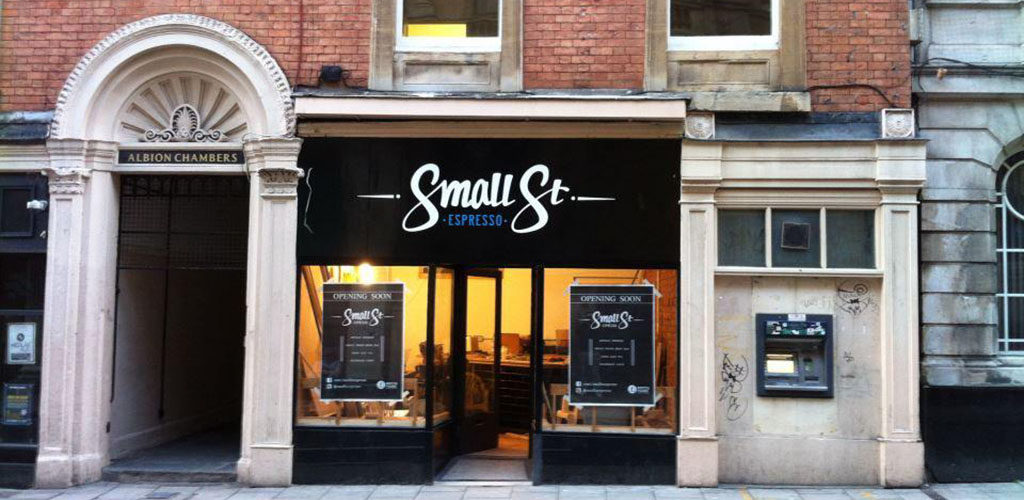 The little storefront of Small Street Espresso