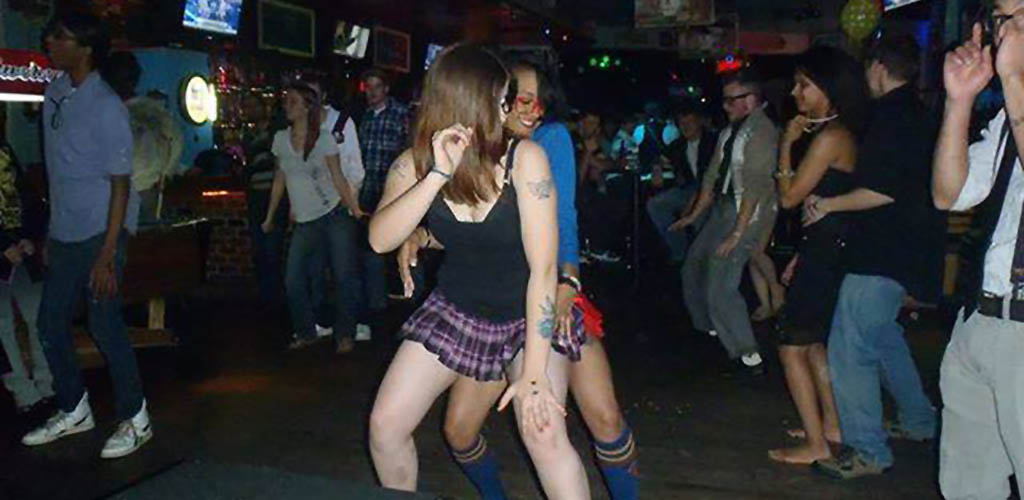 Greensboro girls on the dance floor of The Club Orion