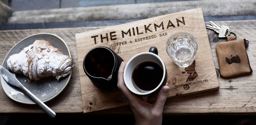 An espresso cup from The Milkman