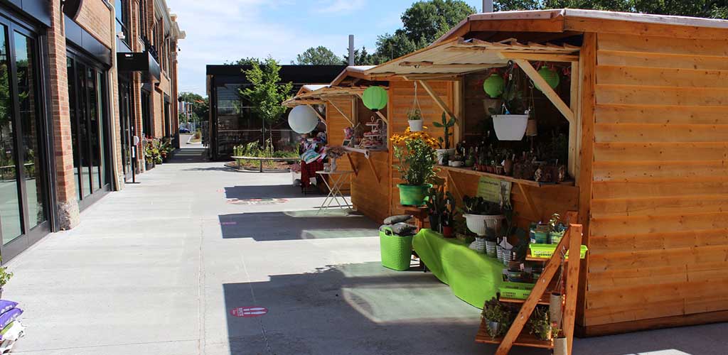 Stalls from Grand Marche Quebec