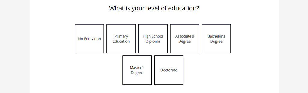 How important is your partner's level of education?