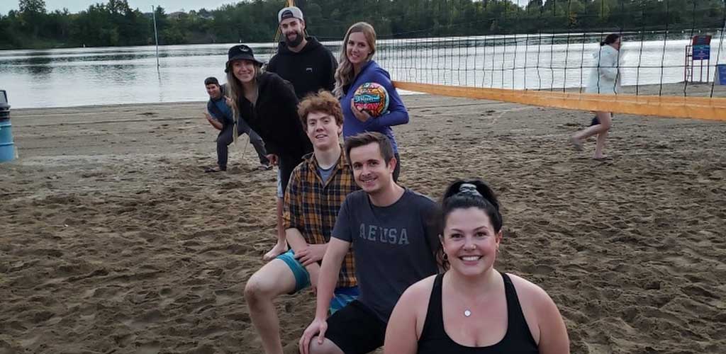 A beach volleyball event at the Ottawa Sport and Social Club