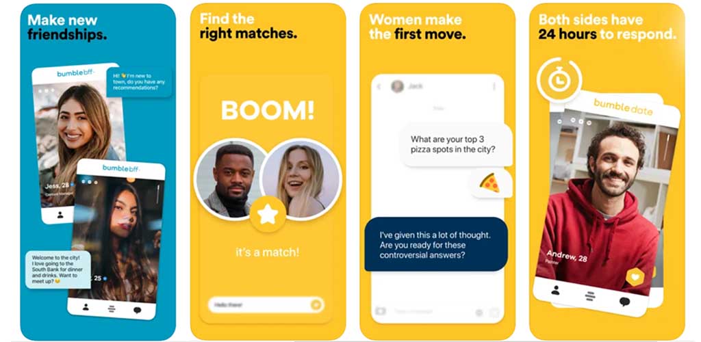 Bumble interface