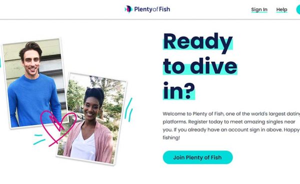 Plenty of Fish landing page