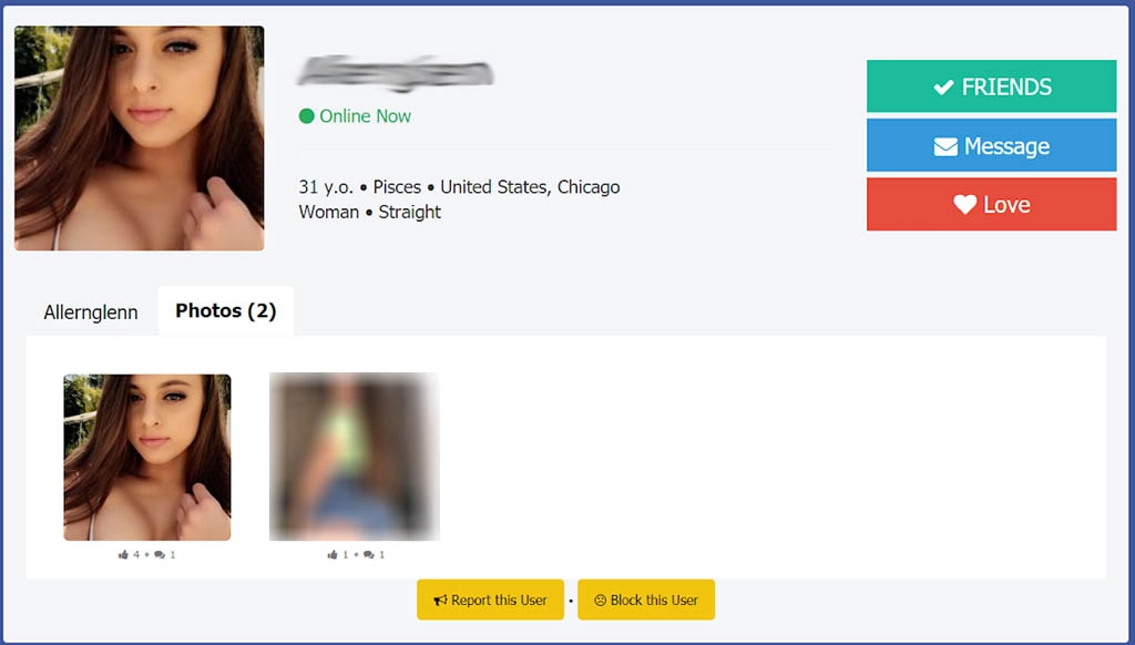 Profile that seems legit