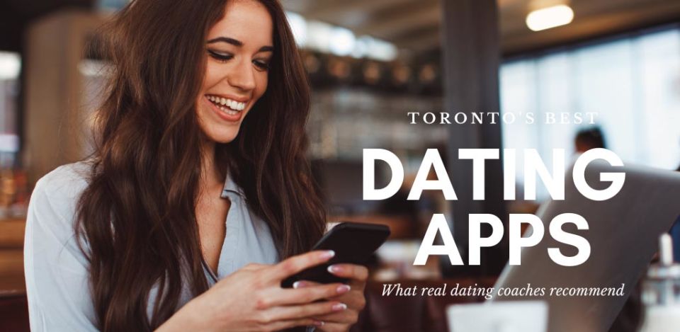 Woman trying out the best dating apps and sites in Toronto