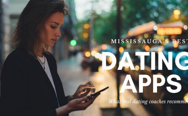 Woman swiping on one of the best dating apps and sites in Mississauga