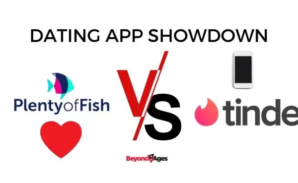 Comparison graphic for Plenty of Fish vs Tinder