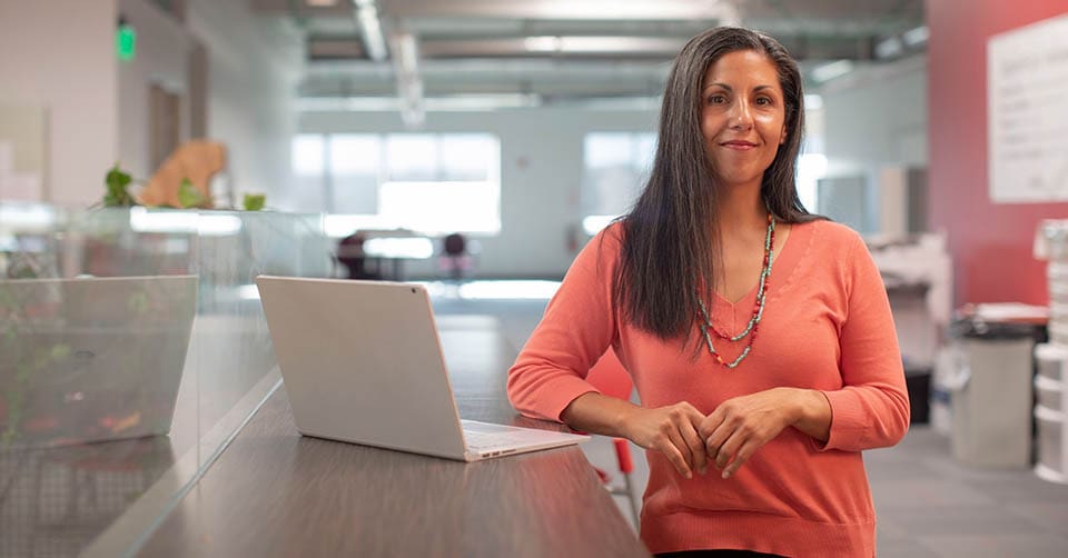 Older woman at the office