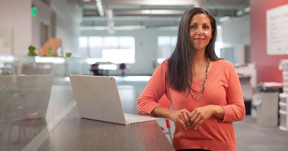 Older woman at the office