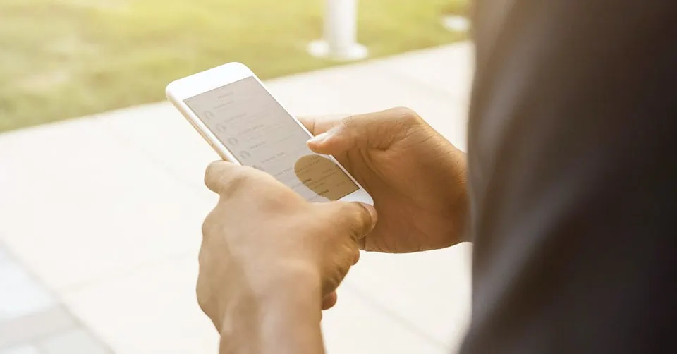 A man texting a woman several times