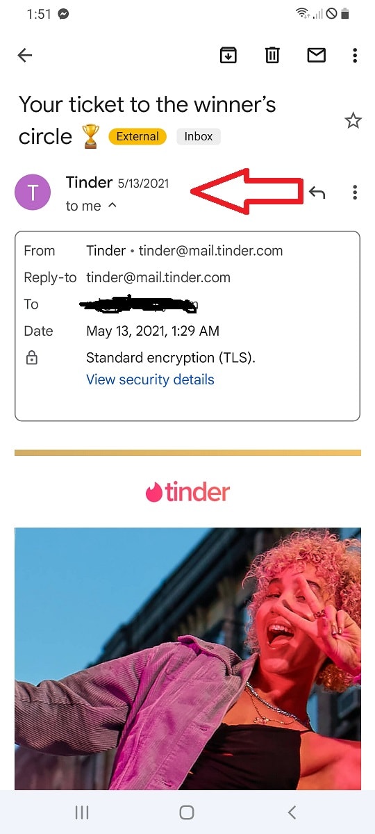 Popular Tinder Scams - Tinder Email Scam