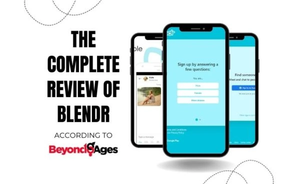 Screenshots from reviewing Blendr