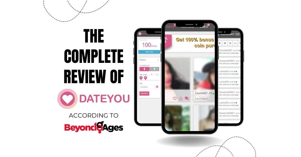 Screenshots from reviewing DateYou