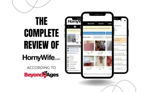 Screenshots from our time reviewing HornyWife