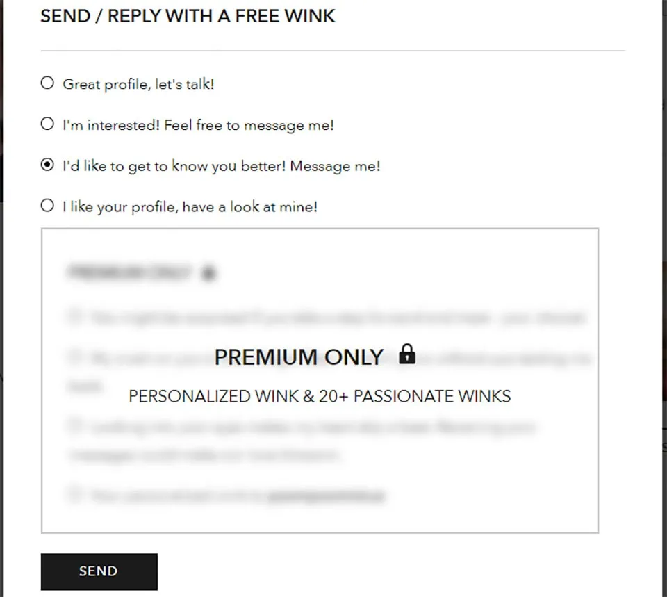 Send Free Wink