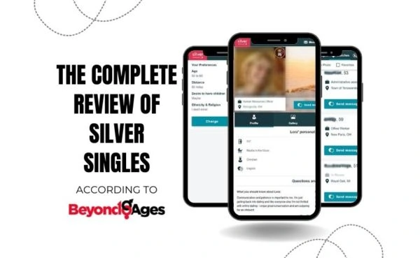 Screenshots from reviewing SilverSingles