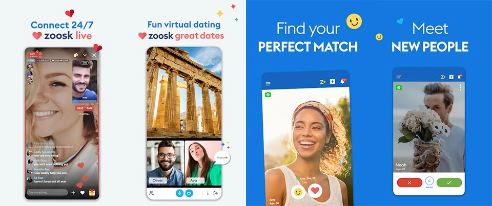 Screenshots of Zoosk on Android