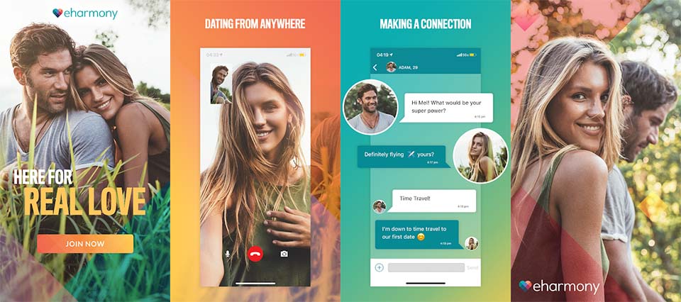 eHarmony screenshots on Android