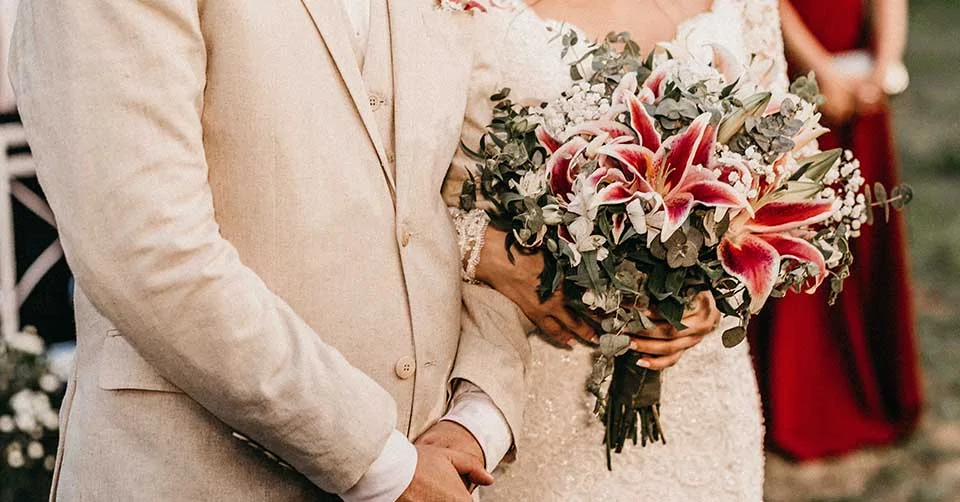 A wedding bouquet