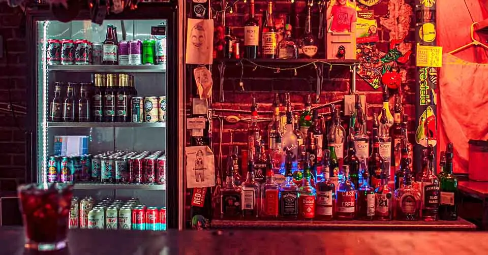 The bar at Java Lords Atlanta