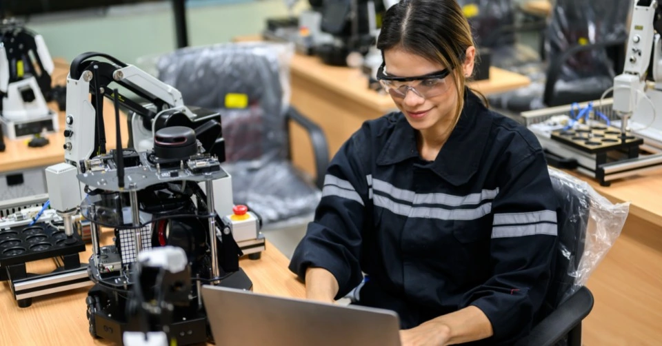 A woman in STEM