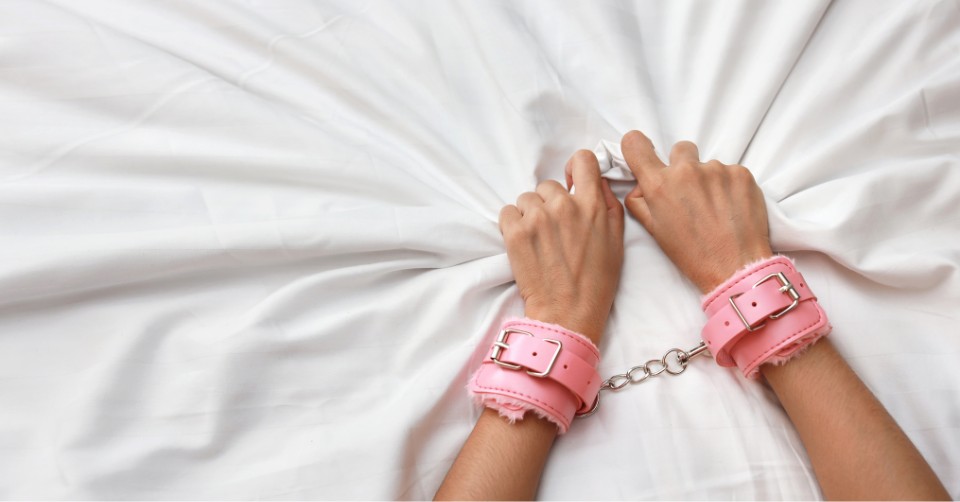 Handcuffs in the bedroom