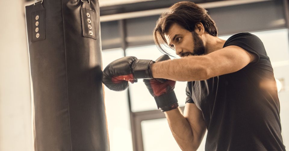 A man trying to get into boxing