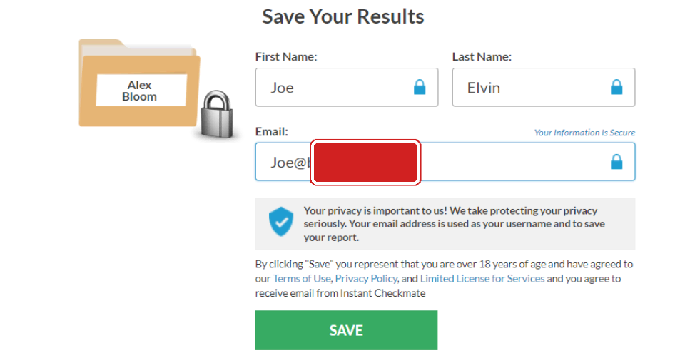 Give your email to save your results