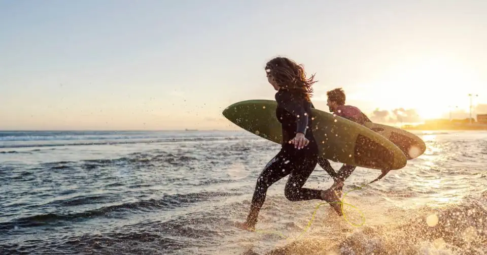 On a surfing date